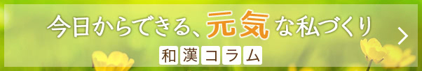 今日からできる、元気な私づくり 和漢コラム