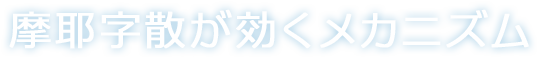 摩耶字散が効くメカニズム